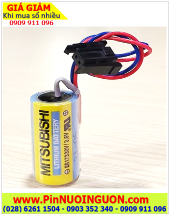 Pin Mitsubishi MR-J2BAT (ER17330V); Pin nuôi nguồn Mitsubishi MR-J2BAT lithium 3v chính hãng _Xuất xứ Nhật